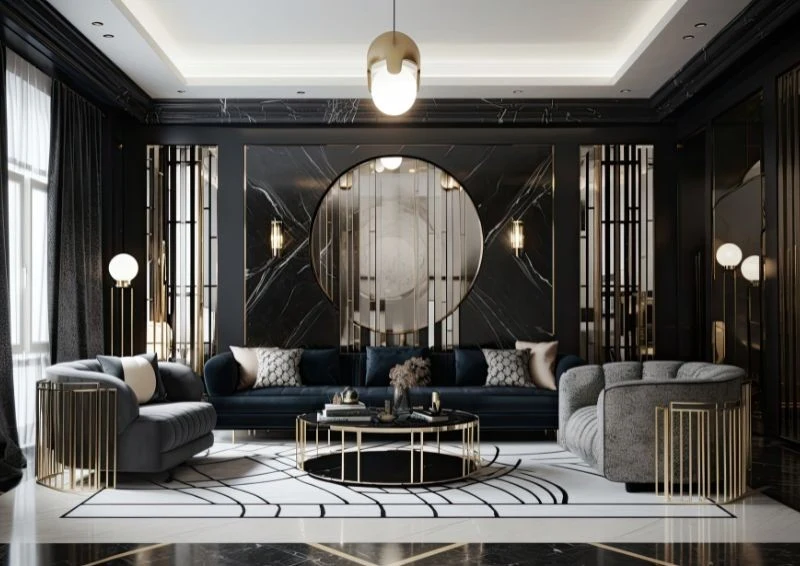 Tak powinno wyglądać mieszkanie w stylu glamour