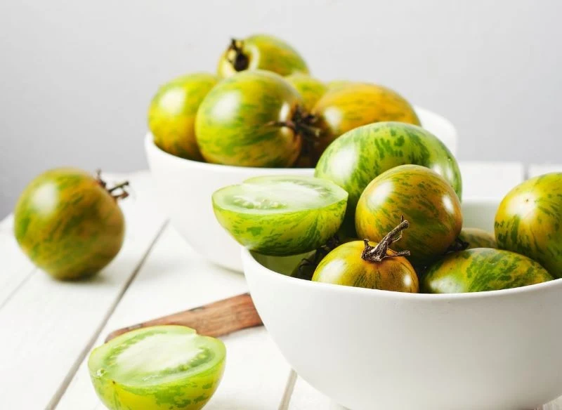 Pomidory Green Zebra mają wiele zastosowań kulinarnych