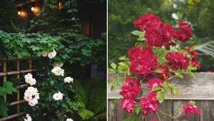 Nie każda róża pnąca sprawdzi się na płocie. Tylko niektóre odmiany stworzą piękny, kwitnący żywopłot. Fot.CanvaPro/Yuliia Lashevaska