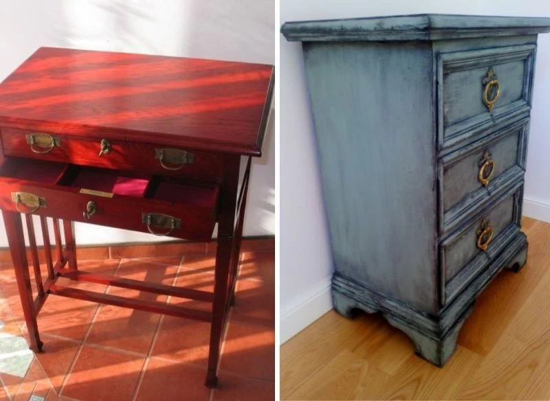 Dawna estetyka wymaga czasem odświeżenia, ale zachowując charakter mebli lub dodatków jednocześnie w naturalny sposób wprowadzamy do wnętrz styl vi...