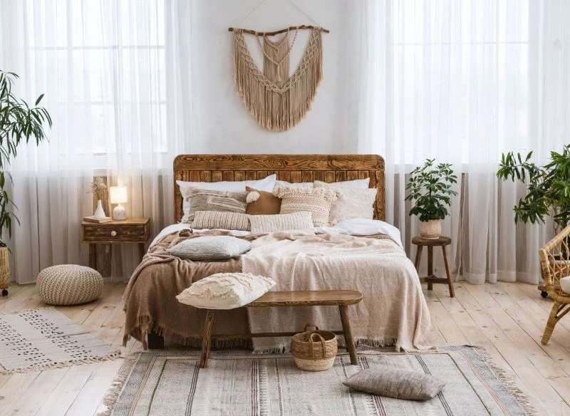 Sypialnia w stylu boho to wymarzone miejsce do relaksu