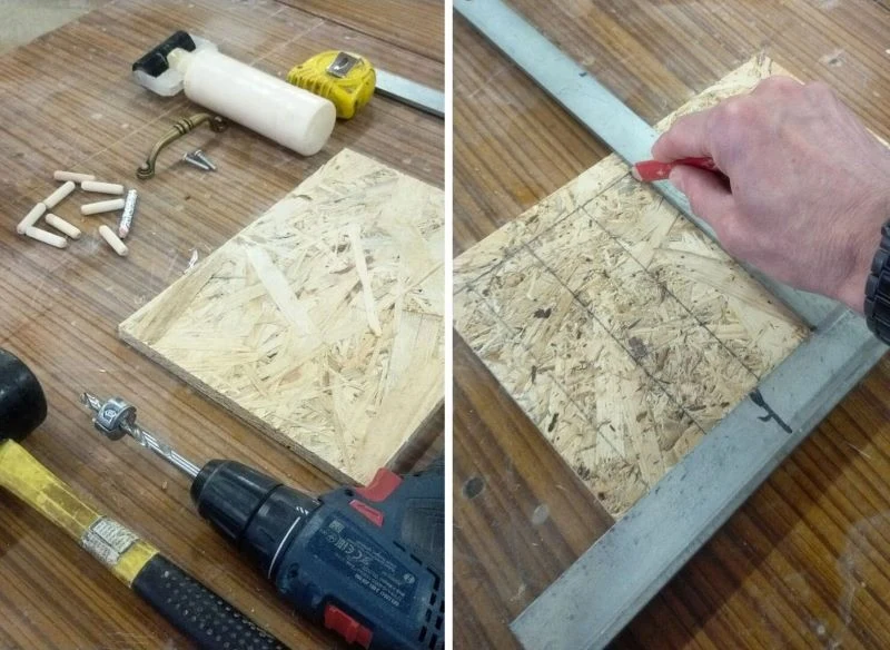 Przygotowanie odpowiednich narzędzi i materiałów oraz naszkicowanie szablonu pod znaczniki to pierwszy krok w zmontowaniu ręcznego narzędzia do sia...