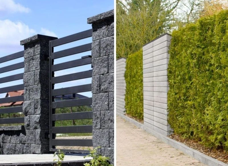 Budujesz wysokie ogrodzenie wokół domu