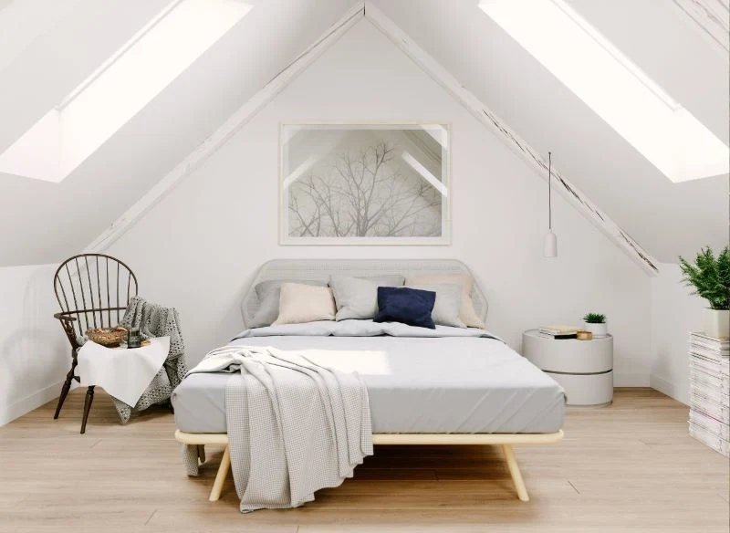Miękkie tekstylia sprawią, że skandynawska sypialnia stanie się przytulna