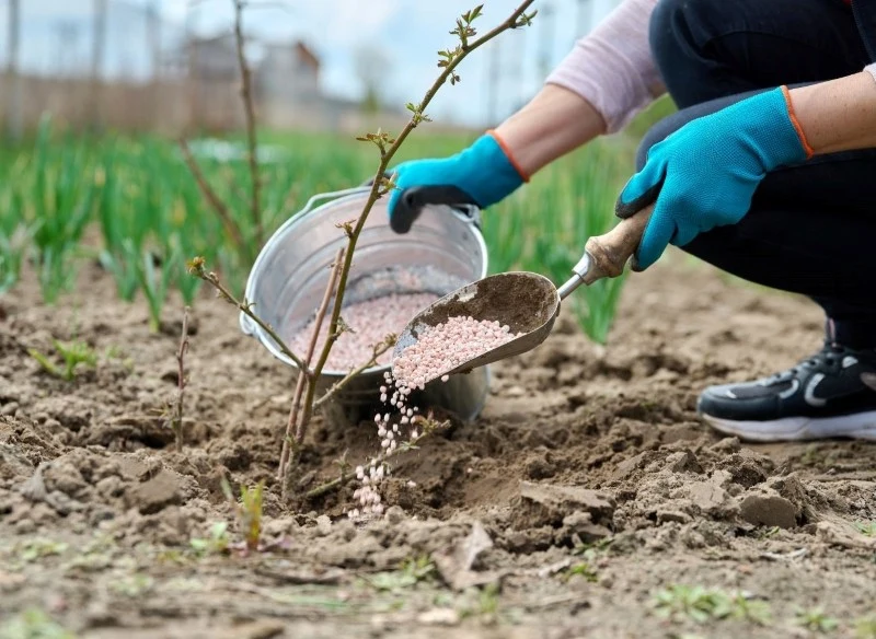 Nawożenie drzew i krzewów owocowych najlepiej przeprowadzić wczesną wiosną