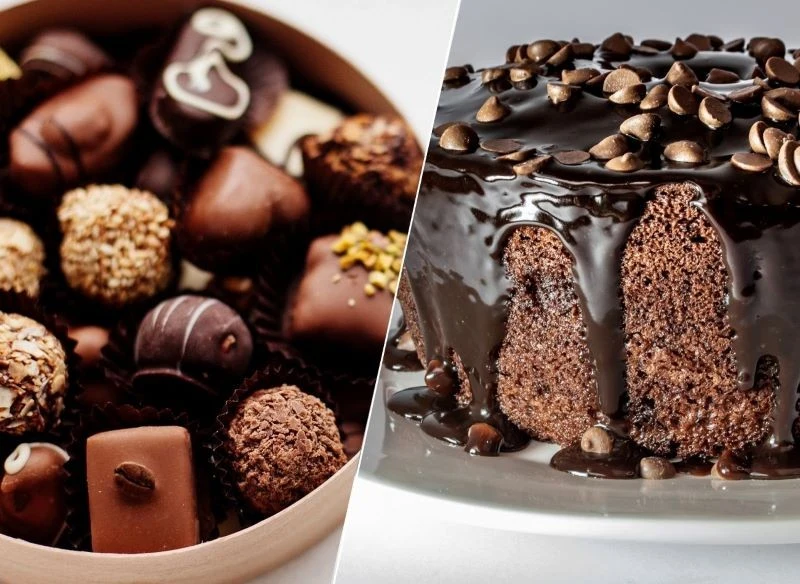 Pralinki, torty, desery