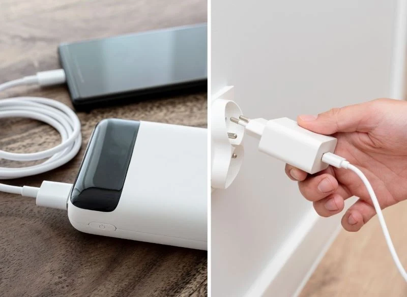 Telefon możesz wygodnie naładować energią np