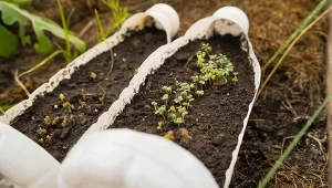 Butelki po różnego rodzaju napojach to darmowe doniczki do wysiewu. Wystarczy przeciąć, umyć i gotowe.