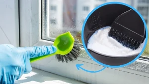 Białe ramy okienne z czasem żółkną i przestają wyglądać estetycznie. Na szczęście można je wyczyścić domowym sposobem.