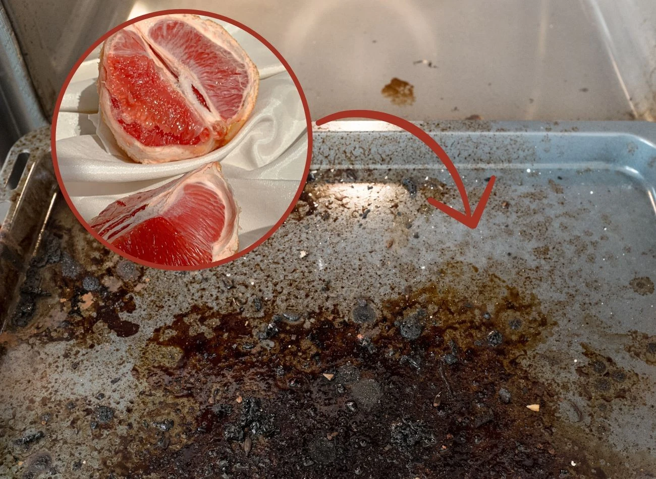 Na bazie grejpfruta wychudzi najlepsza pasta do czyszczenia przypalonego piekarnika