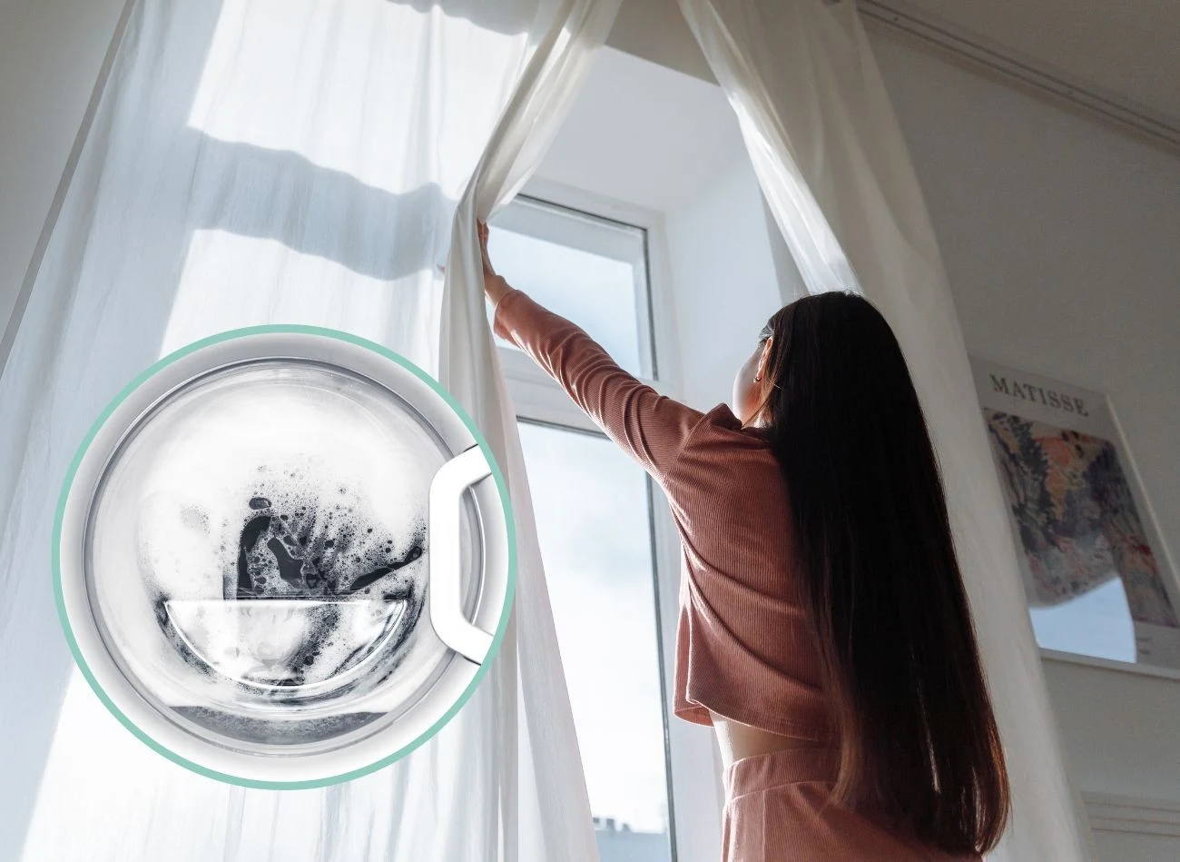 Nie wszystkie firanaki można prać w pralce