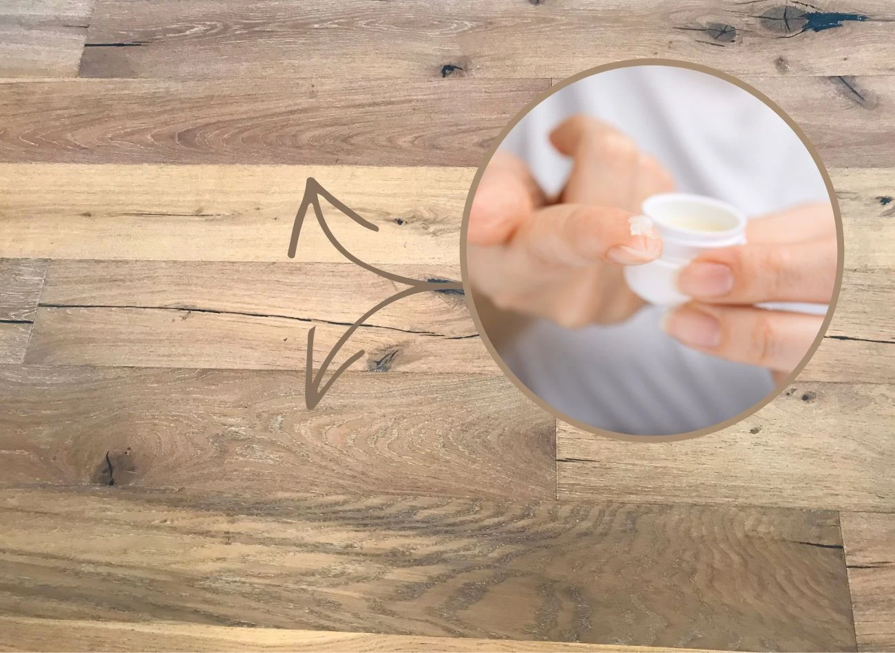 Na zarysowania w drewnianej podłodze lub meblach może pomóc wazelina