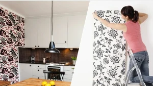 Sprawdź, w jakich nietypowych miejscach w domu można przykleić tapetę.
