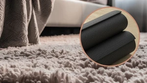 Rozłożenie maty piankowej pod ulubionym dywanem poprawi izolację i zapewni komfort twoim stopom.