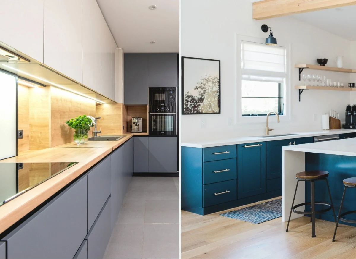 Modna kuchnia w 2024 roku będzie matowa i pełna kontrastów