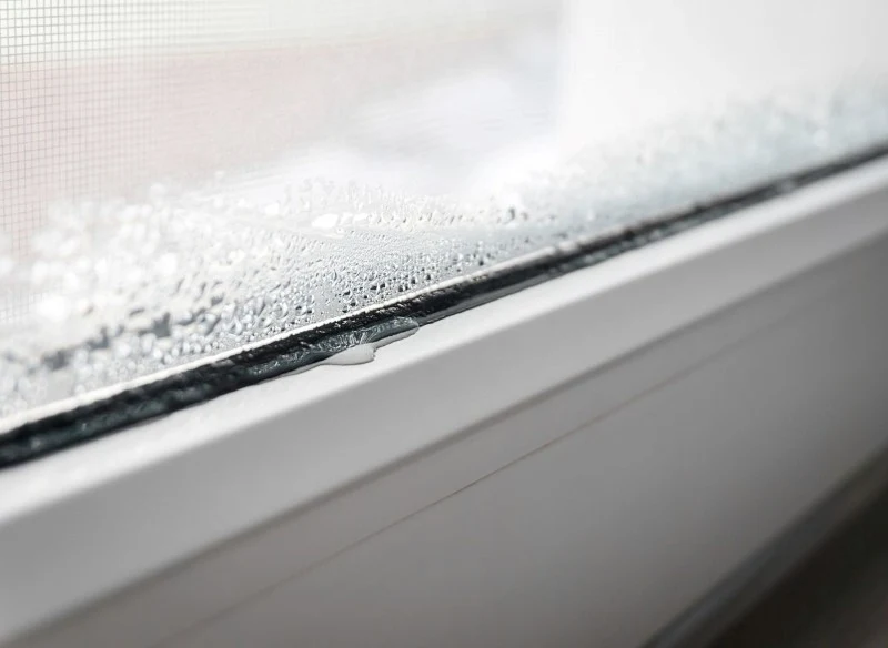 Zjawisko zaparowanych okien wynika z różnicy temperatur wewnątrz i na zewnątrz oraz wysokiej wilgotności powietrza