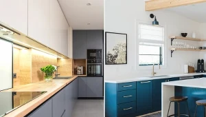 Modna kuchnia w 2024 roku będzie matowa i pełna kontrastów.