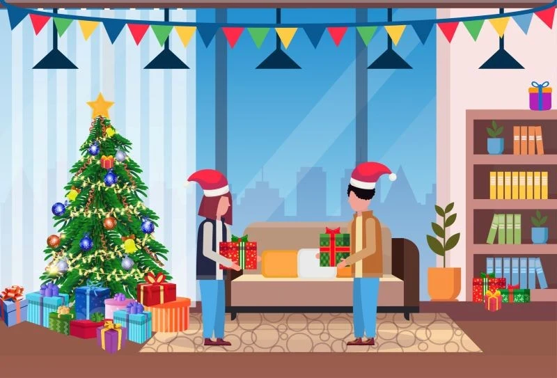 Znajdź 4 ukryte prezenty