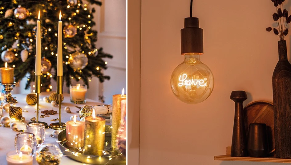 Leroy Merlin posiada bogatą ofertę świec i dekoracji świetlnych, m