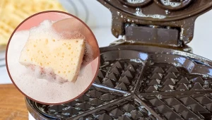 Domowy płyn pozwoli domyć z gofrownicy nawet zaschnięty tłuszcz.