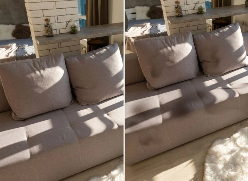 Meble tapicerowane warto regularnie odświeżać i na bieżąco usuwać zabrudzenia