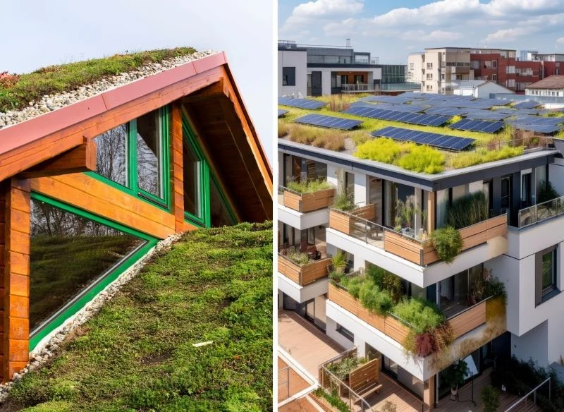 Zielone dachy w budynkach mieszkalnych to stały element krajobrazu wielu polskich miast