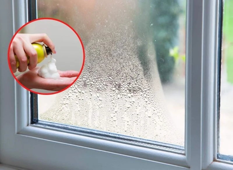 Pianka do golenia odpycha cząsteczki wody, a przez to okna przestają parować