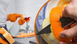 Domowym płynem ze skórek pomarańczy można wyczyścić każdą powierzchnię.