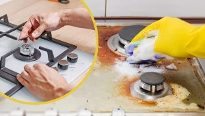 Domowa pasta usunie zabrudzenia również z całej powierzchni kuchenki.