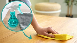 Zamiast używać chemicznych środków, zrób naturalny preparat przeciwko kurzowi.