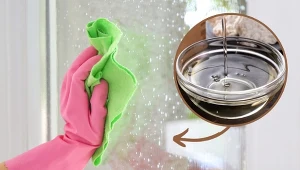 Podpowiadamy, jak myć okna wodą z octem, aby były czyste i lśniące.