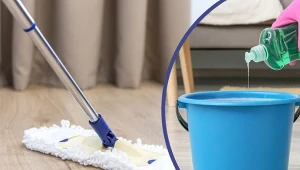 Przedstawiamy przepis na domowy płyn do mycia podłóg, które sprawi, że panele będą lśnić czystością.