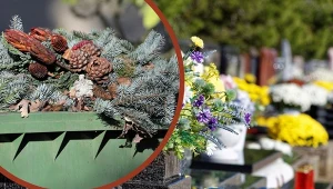 Śmieci trzeba segregować również na cmentarzu.