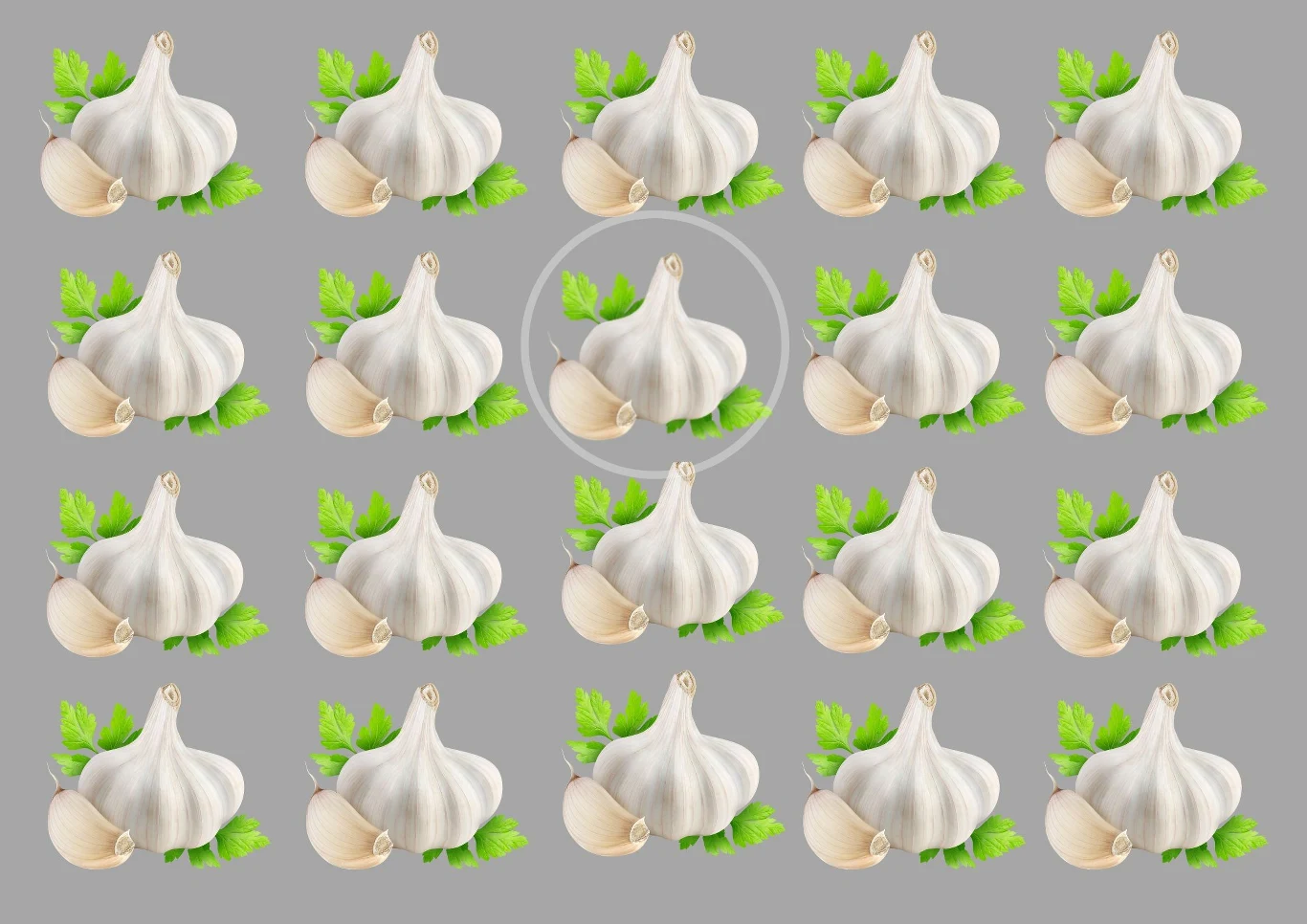 A oto i nasz podmieniony czosnek