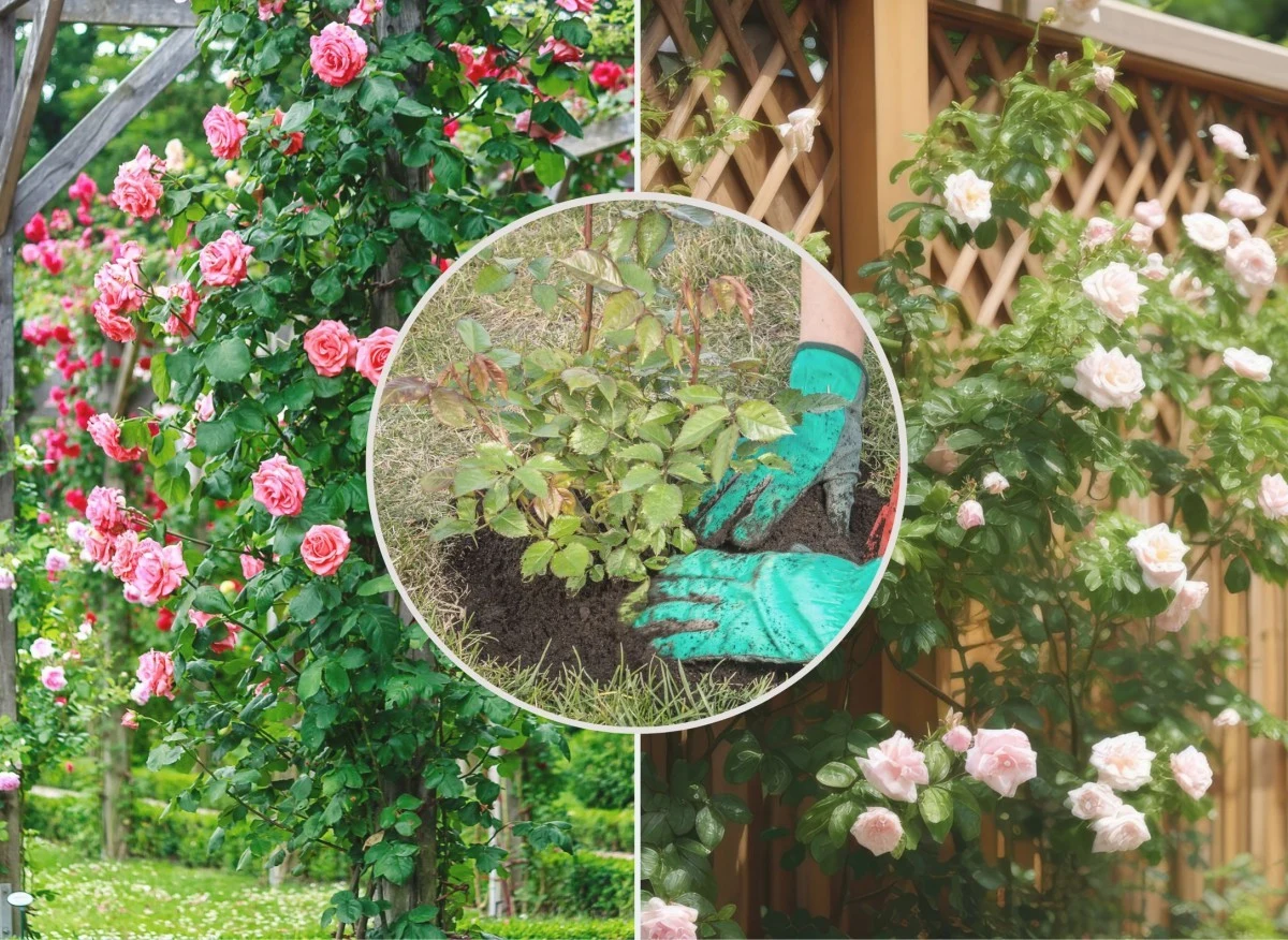 sadzene rózy pnącej