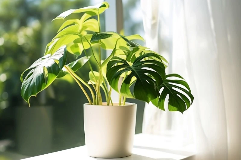 Monstera jest rośliną niewymagającą i dość prostą w uprawie