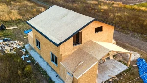 Dom kompozytowy wykonuje się z gotowych modułów.