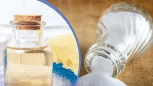 Ocet i sól przydają się nie tylko do gotowania. Są świetne w usuwaniu zabrudzeń.
