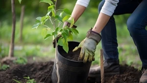 Sadzenie drzew owocowych najlepiej zaplanować na jesień.