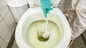 Sprawdź, jak skutecznie usunąć żółte zacieki na toalecie.