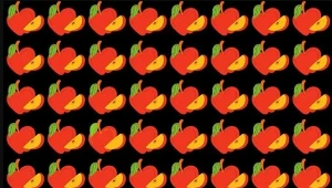 Sprawdź, czy uda ci się znaleźć na obrazku inne jabłko w mniej niż 10 sekund?