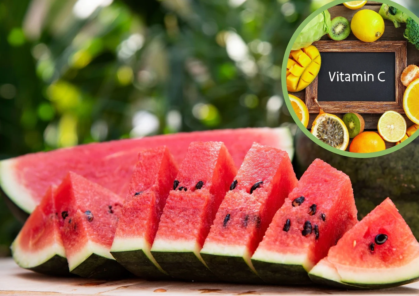 Arbuz jest cennym źródłem witaminy C