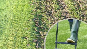 Zabieg pielęgnacyjny, jakim jest aeracja polega na nakłuwaniu darni specjalnymi kolcami.