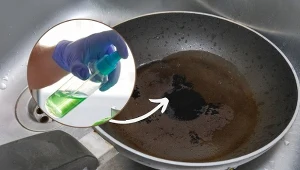 Spalony spód patelni, przypalone garnki będą jak nowe. Genialna mieszanka poradzi z tłuszczem i brudem
