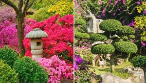 Ogrody w stylu japońskim są prawdziwym dziełem sztuki ogrodniczej.