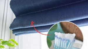 Prosta mieszanka z domowych składników w mig usuwa plamy i pleśń z rolet.
