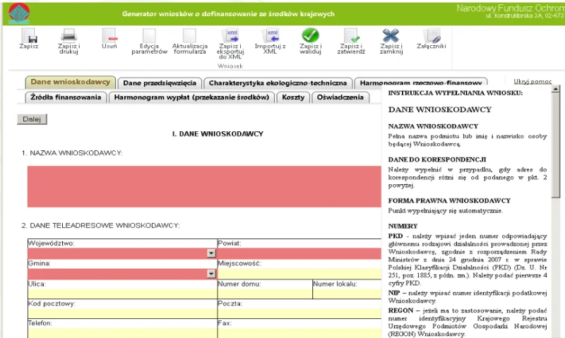 Najprościej jest wypełnić elektroniczny wniosek o dofinansowanie na docieplenie domu w Generatorze wniosków o dofinansowanie (GWD)