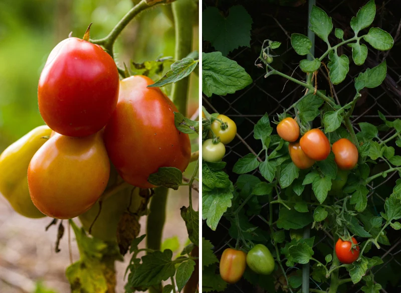 Pomidory Awizo F1 mają lekko owalny kształt