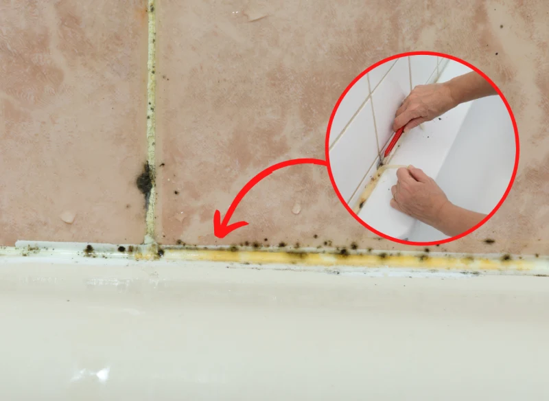 Stary silikon możemy usunąć m