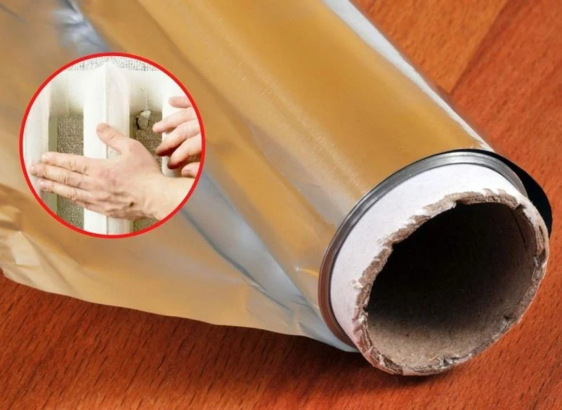 Folia aluminiowa może zapobiegać utracie ciepła